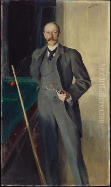 George Peabody Gardner Oil Painting by Anders Zorn