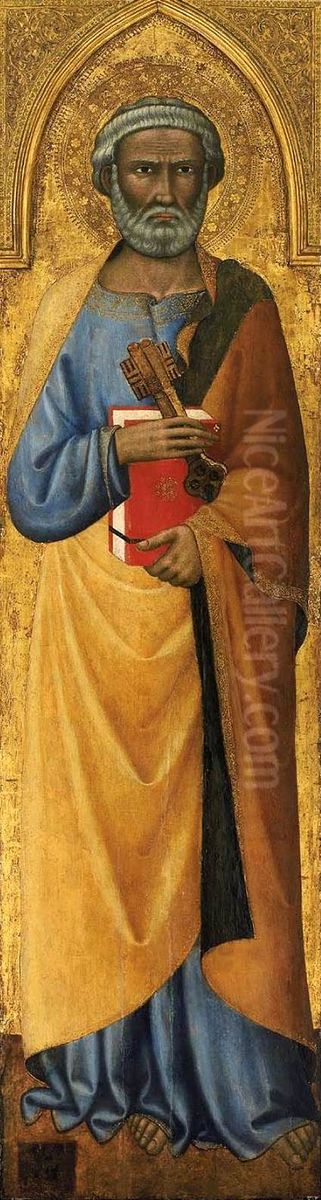 St Peter Oil Painting by Andrea Vanni