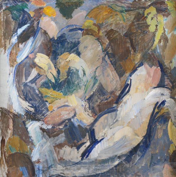 Romantisk fantasi Oil Painting by Edvard Weie