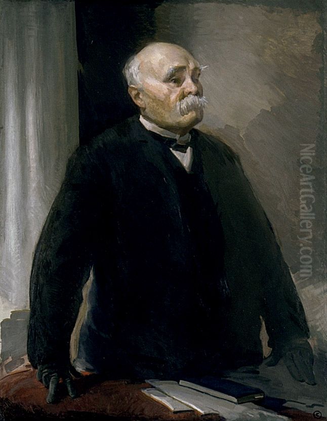 Georges Clemenceau Oil Painting by Cecilia Beaux