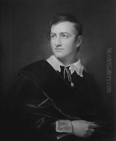 John Howard Payne Oil Painting by Charles Robert Leslie