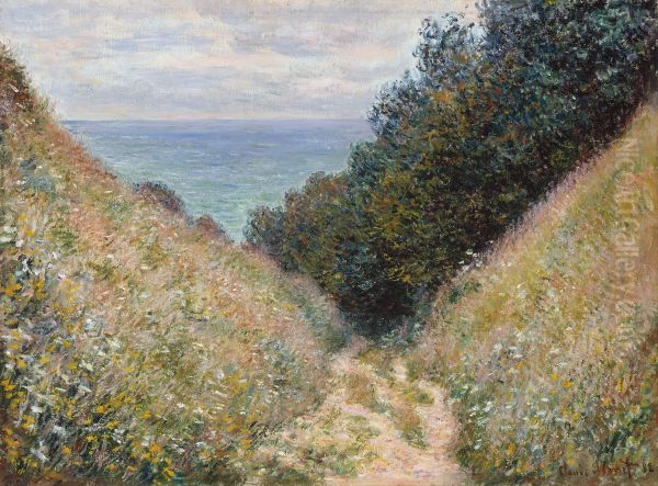 Road at La Cavee, Pourville Oil Painting by Claude Monet