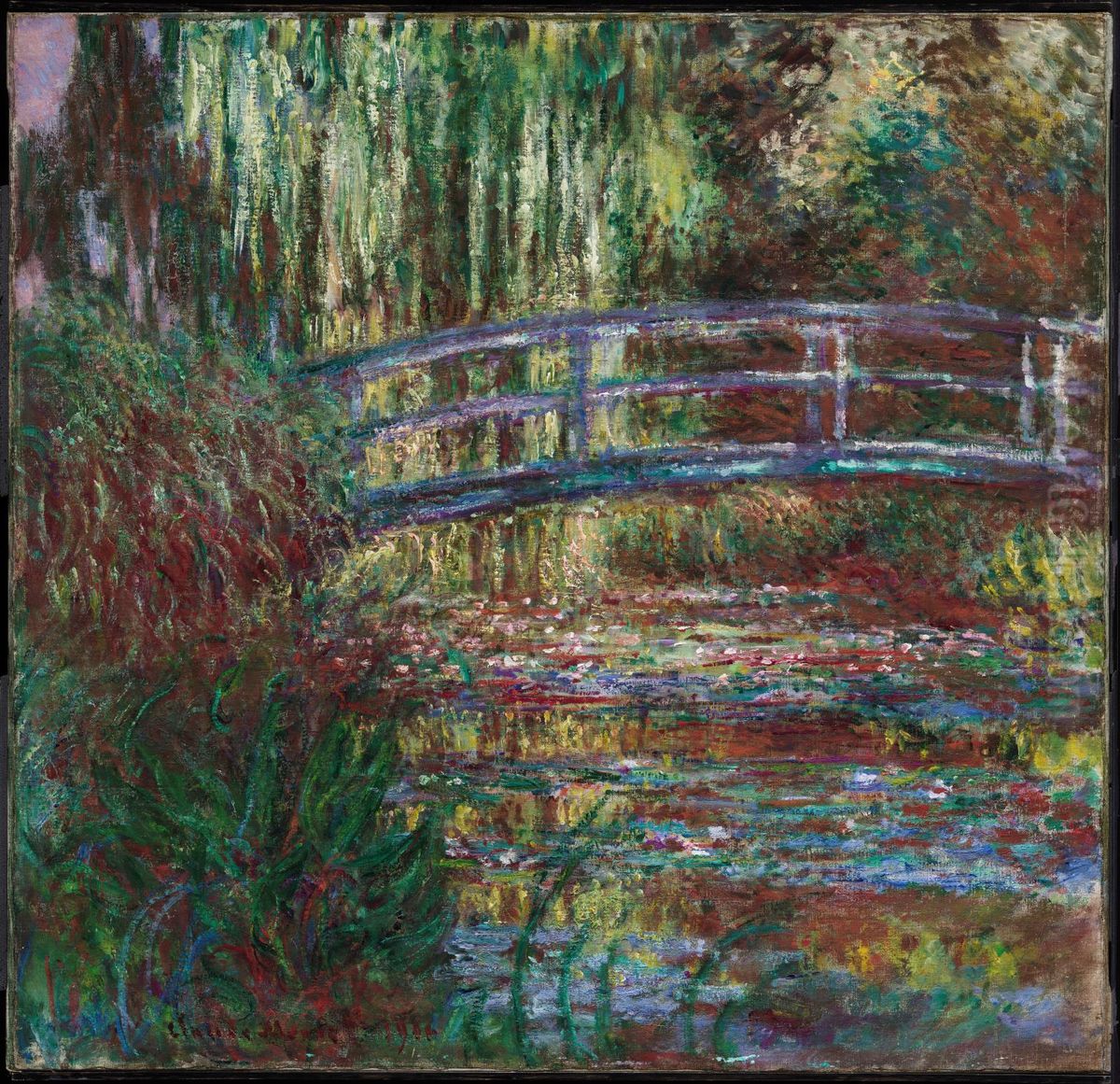 The Water Lily Pond Oil Painting by Claude Oscar Monet