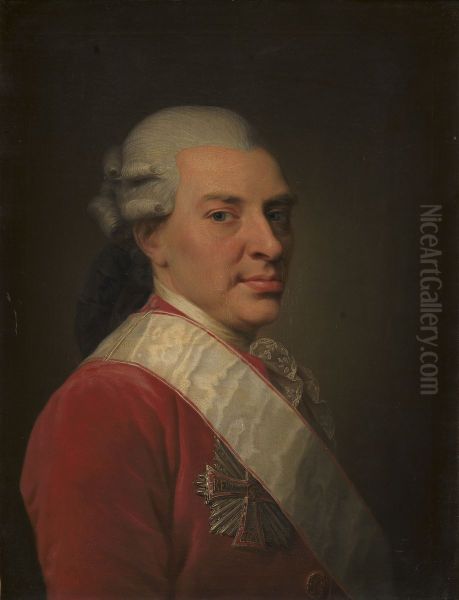 Geheimerad Henrik Hielmstierne Oil Painting by Jens Juel