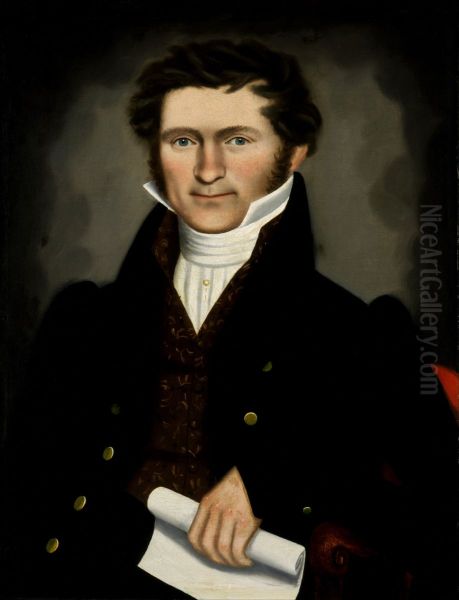 Gentleman of Squire Williams House Oil Painting by Erastus Salisbury Field