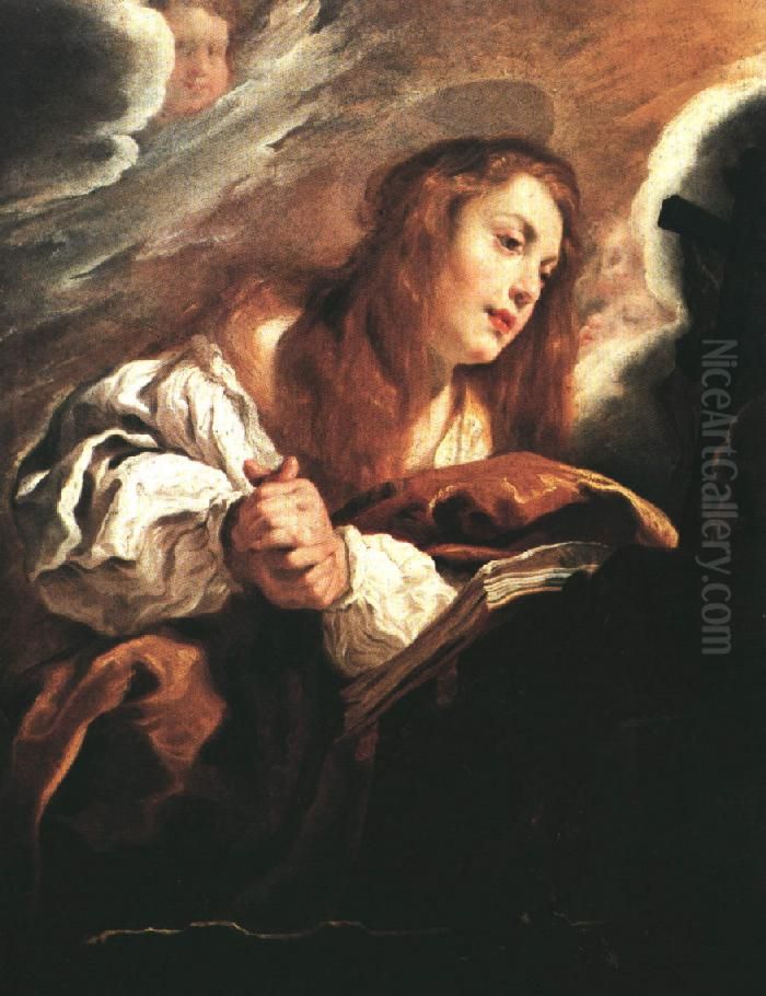 Saint Mary Magdalene Penitent Oil Painting by Domenico Fetti