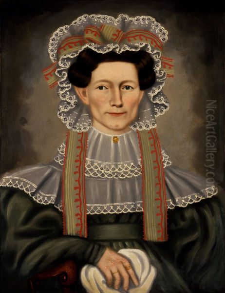 Lady of Squire Williams House Oil Painting by Erastus Salisbury Field