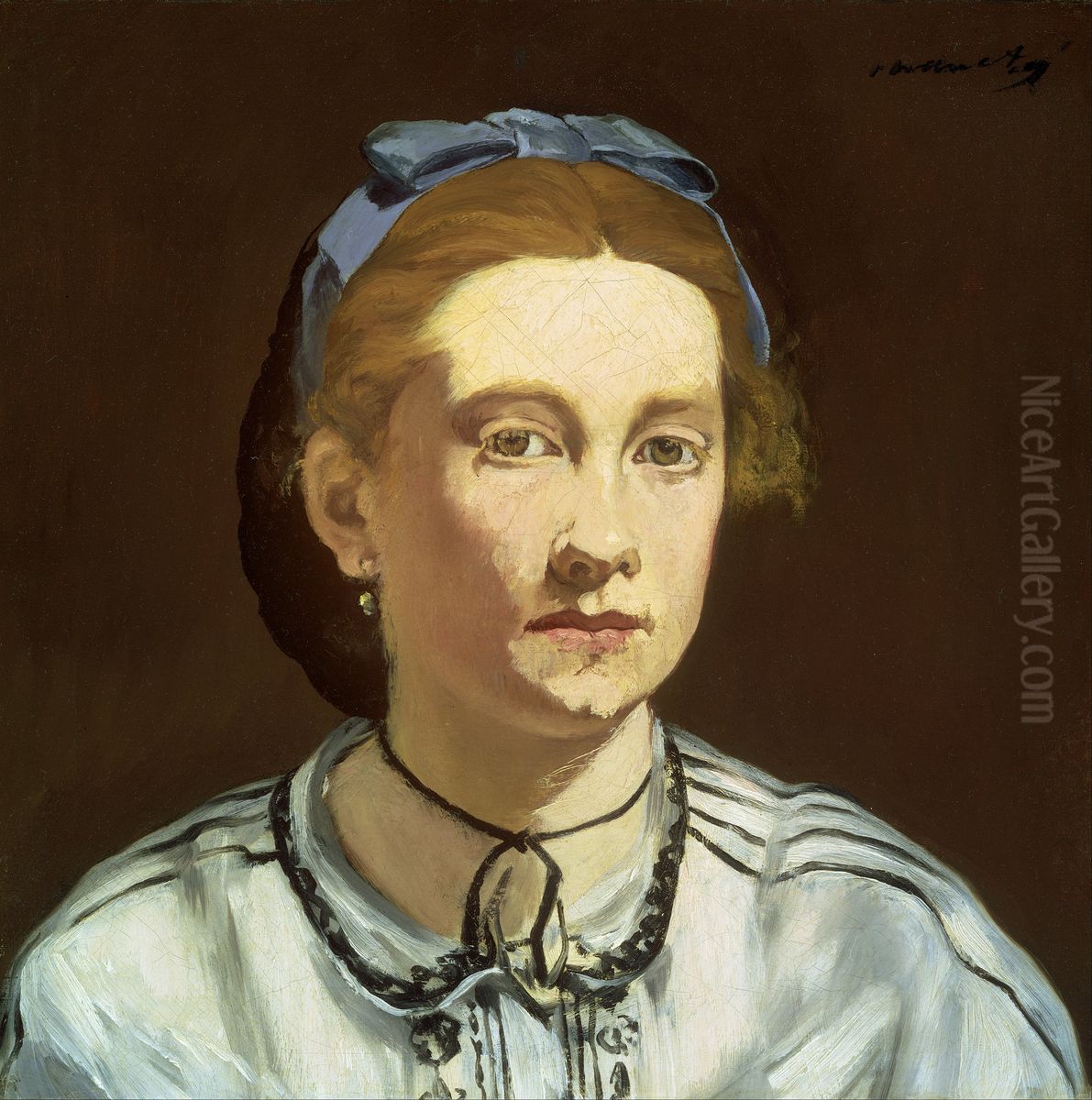 Victorine Meurent Oil Painting by Edouard Manet Victorine Meurent Oil Painting by Edouard Manet