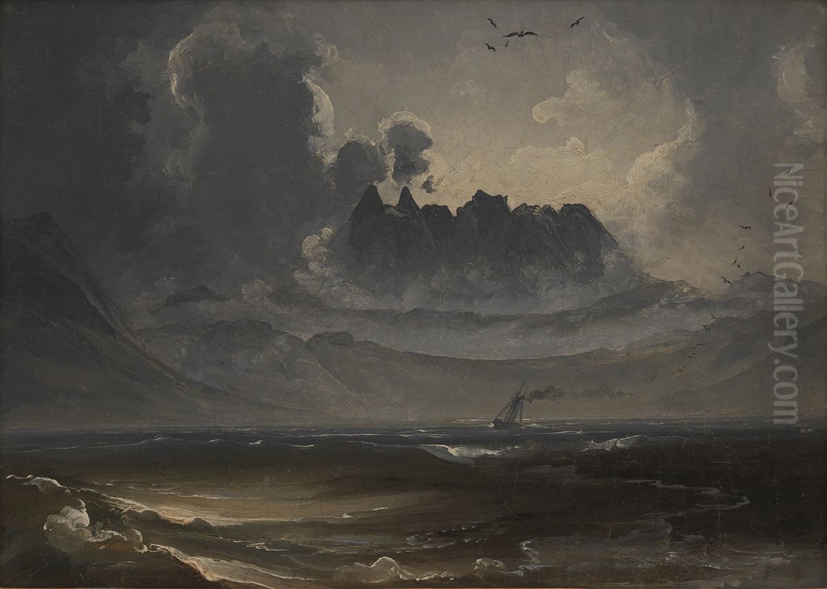 The Mountain Range 'Trolltinderne', Norway Oil Painting by Peder Balke