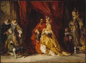 Courtiers in an Interior