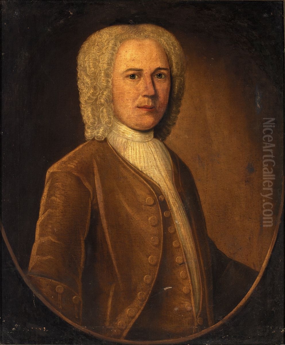 A Member of the Livingston Family Oil Painting by John Smibert
