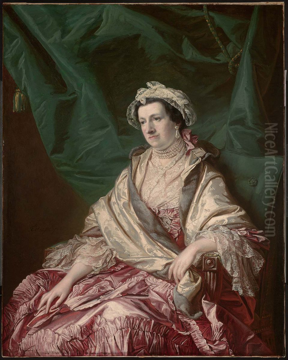 Hannah Vaughan Oil Painting by Francis Cotes