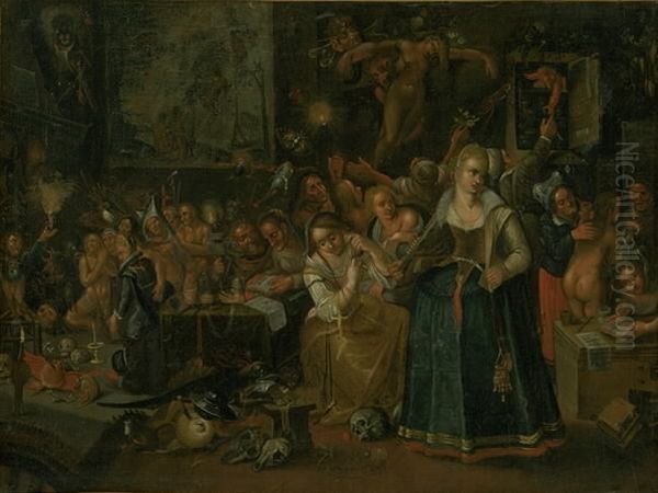 Witches' Sabbath Oil Painting by Frans Francken the Younger