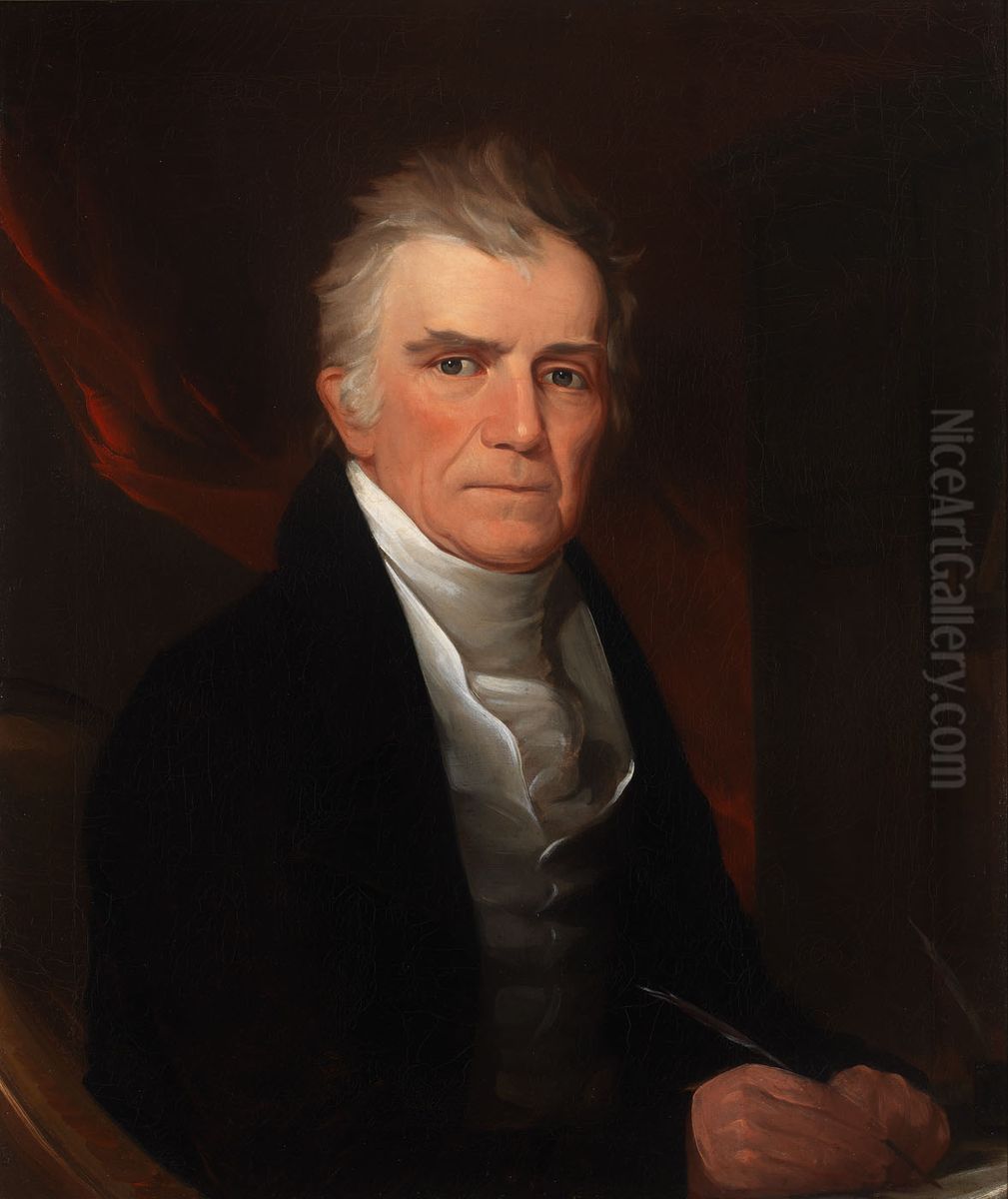 Portrait of Putnam Catlin Oil Painting by George Catlin