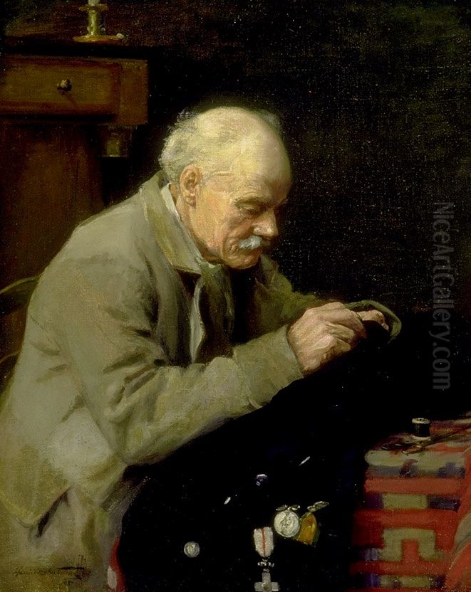 Soldat de CrimI(C)e Oil Painting by Harriet Blackstone