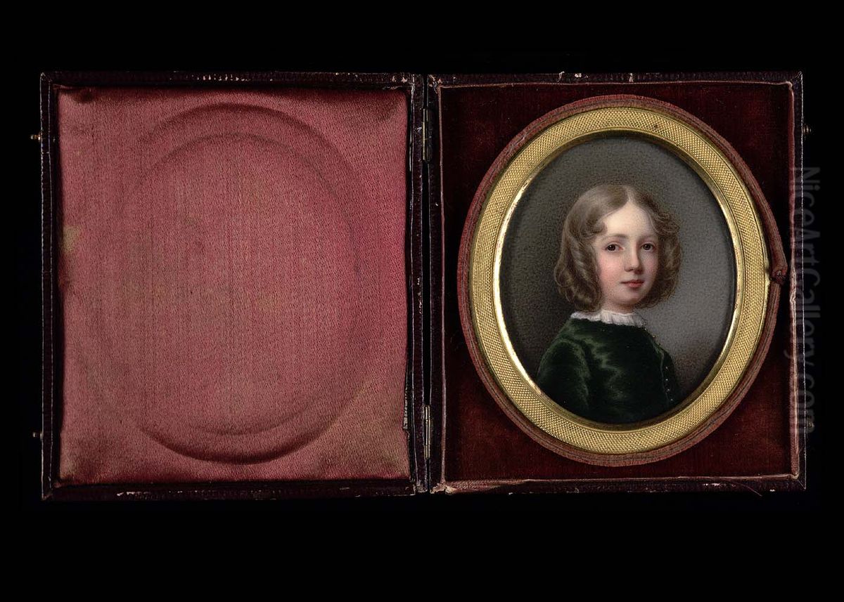 Henry Du PrI(C) Bounetheau Oil Painting by Henry Brintnell Bounetheau