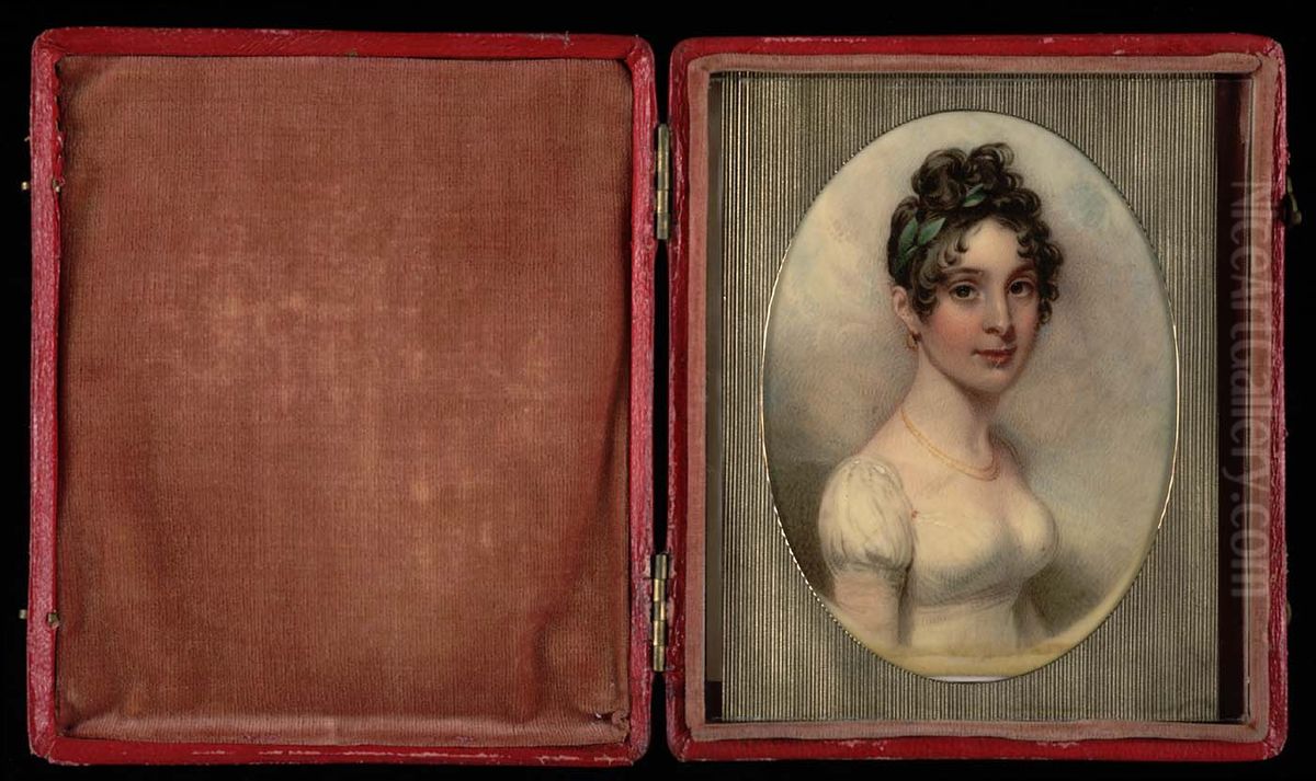 Mrs. John Middleton (Mary Burroughs) Oil Painting by Henry Brintnell Bounetheau