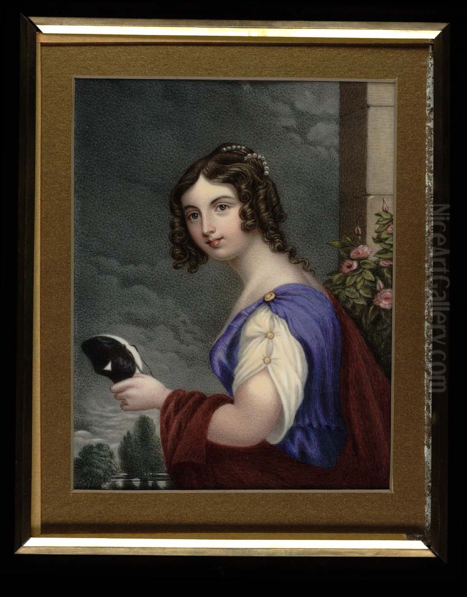 Unmasked Oil Painting by Henry Brintnell Bounetheau