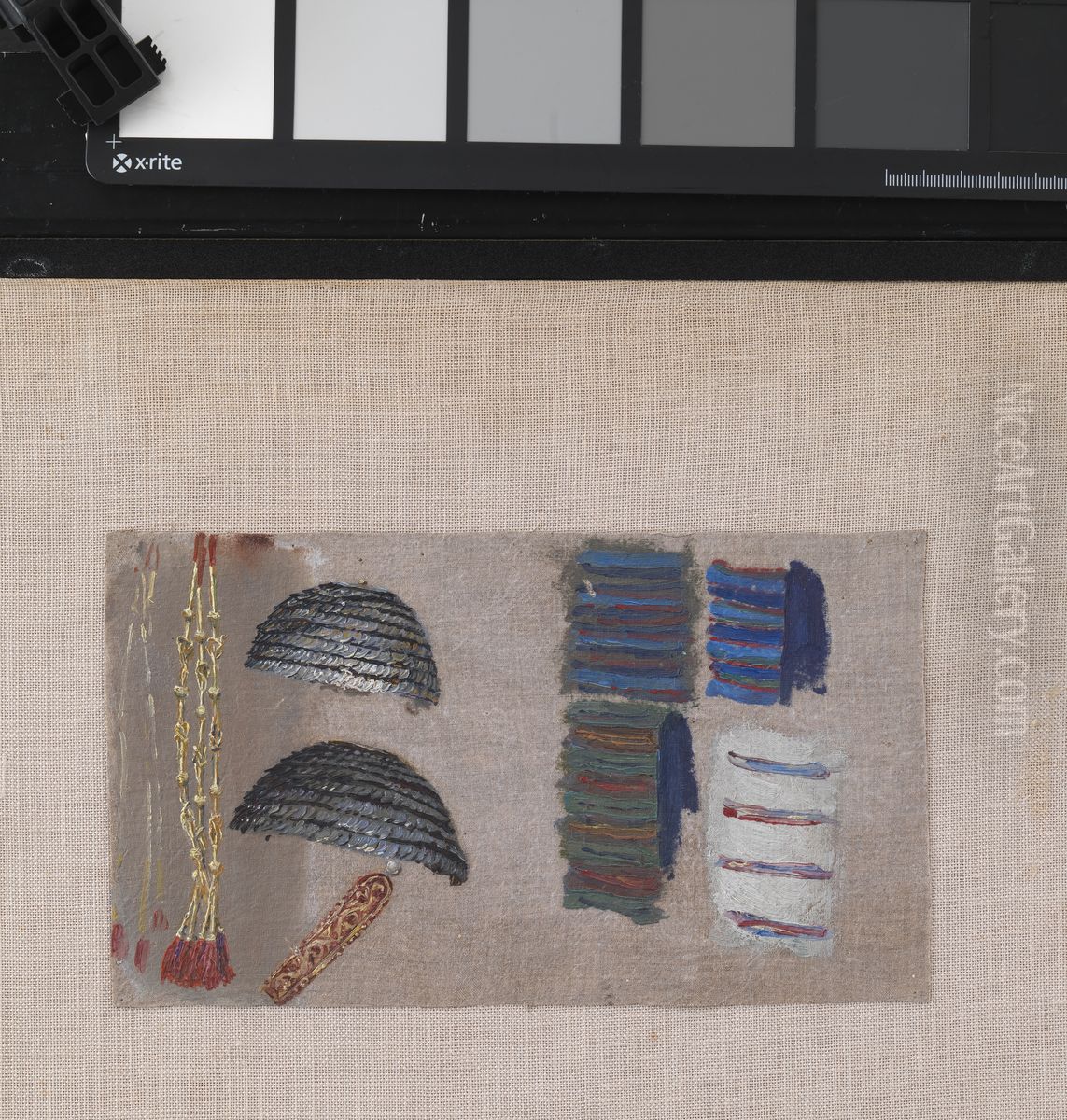 Dragtstudier. Megara Oil Painting by Niels Skovgaard