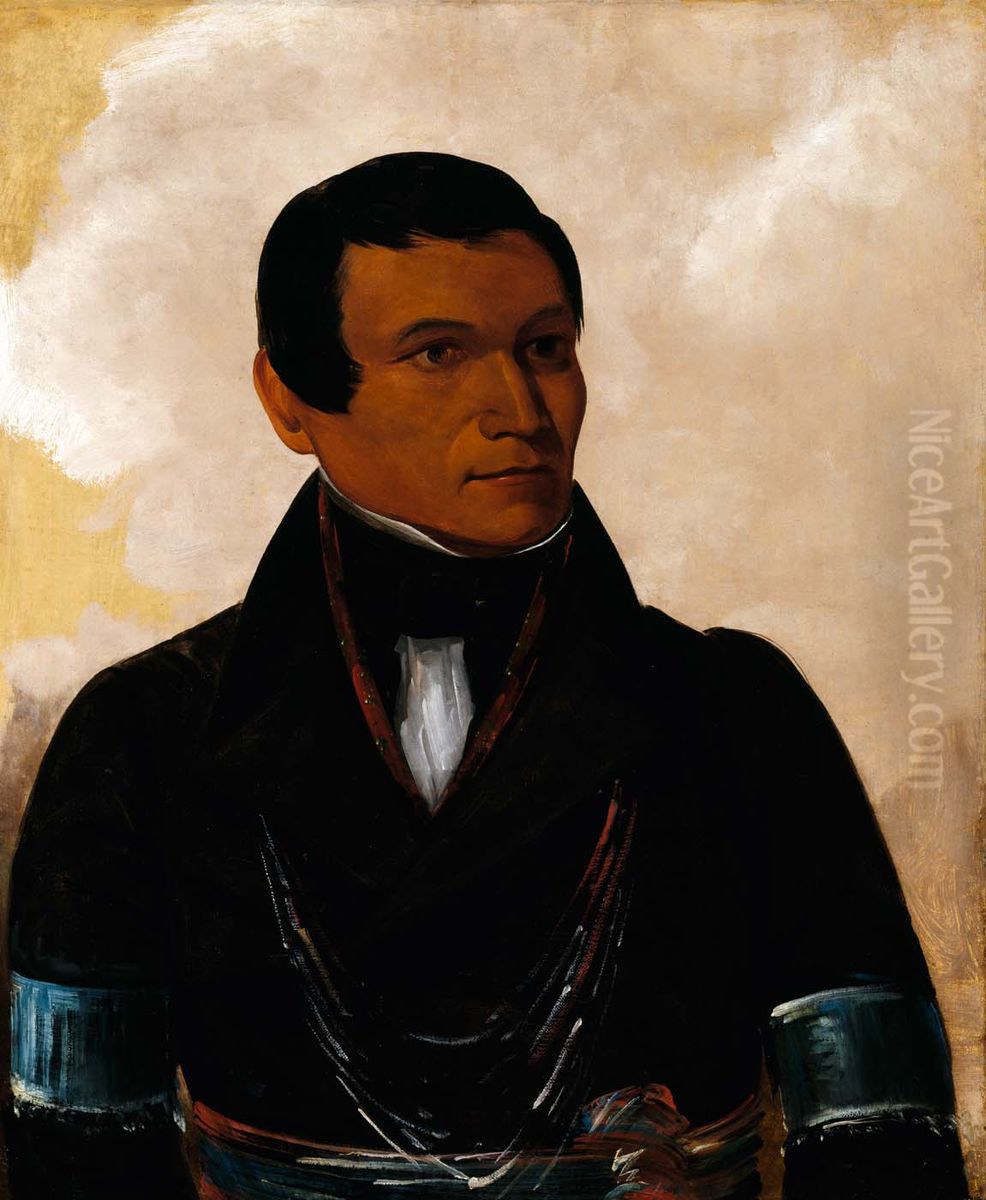 Cu-sick, Son of the Chief Oil Painting by George Catlin Cu-sick, Son of the Chief Oil Painting by George Catlin