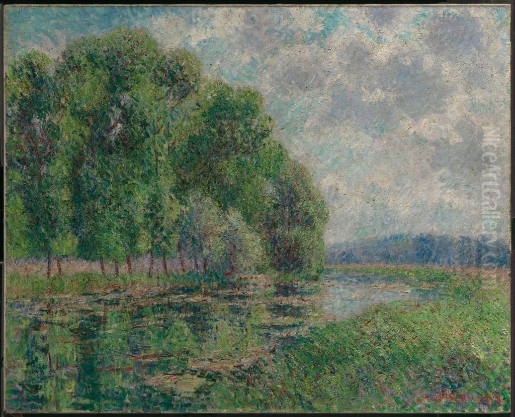 On the Banks of the Eure Oil Painting by Gustave Loiseau