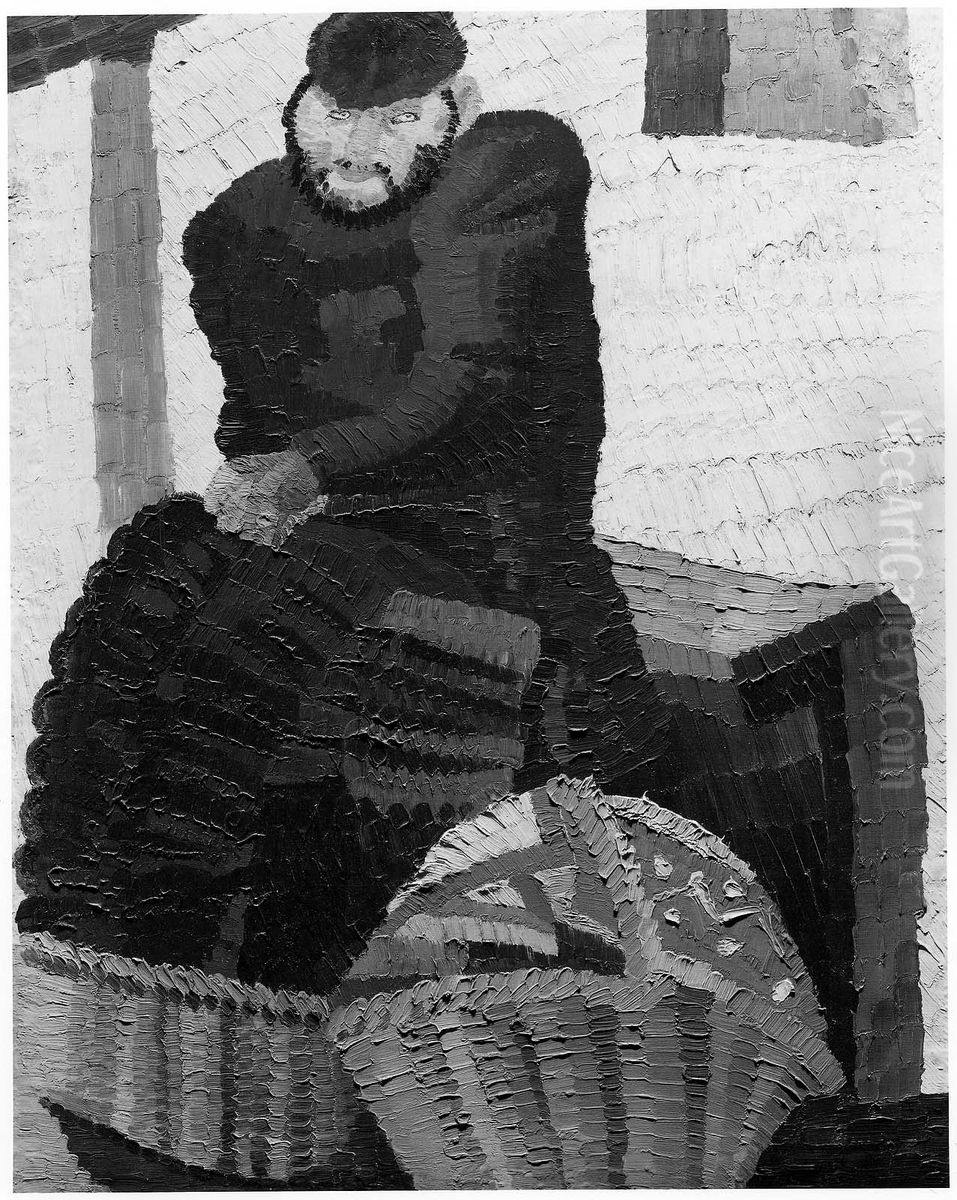 Portrait of a Whitechapel Jew Oil Painting by Henri Gaudier-Brzeska