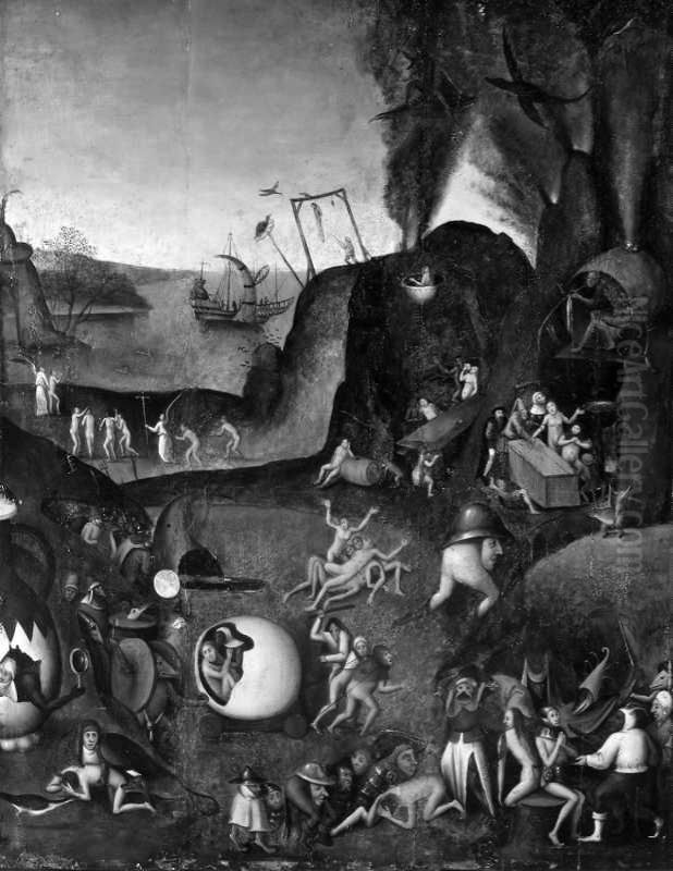 Purgatory Oil Painting by Hieronymous Bosch
