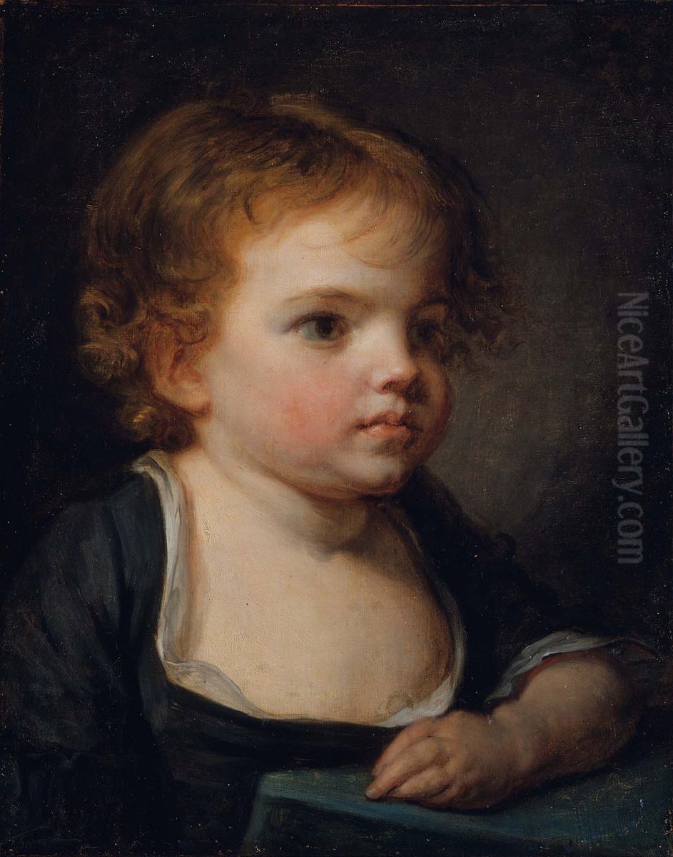 Portrait of a Child Oil Painting by Jean-Baptiste Greuze