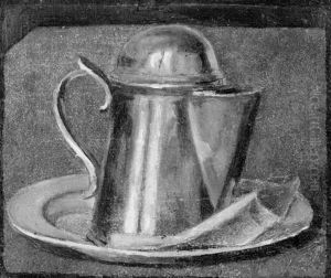 A Barber's Pewter Jug