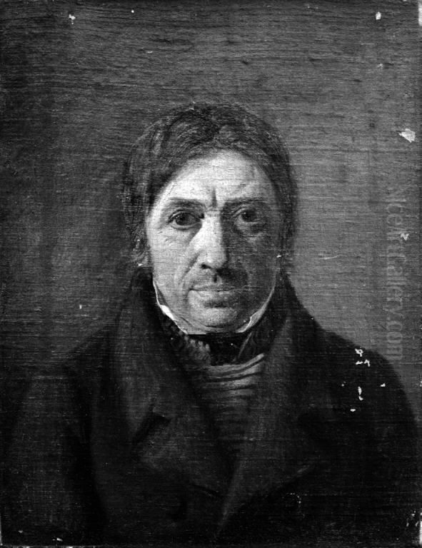 Peder Roed, maleren Jorgen Roeds fader Oil Painting by Constantin Hansen