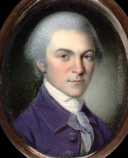 Le Duc de Liancourt Oil Painting by Charles Willson Peale