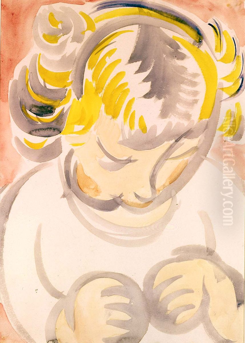 The Artist's Daughter Oil Painting by Henry Lyman Sayen