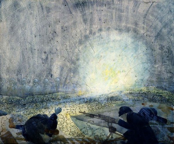 Symphony of Terror Oil Painting by Claggett Wilson