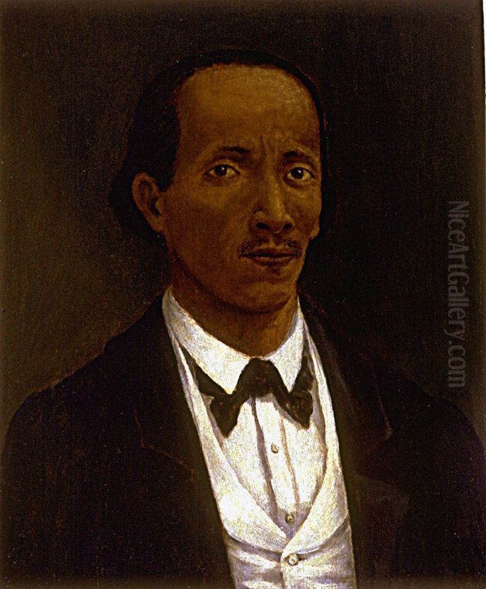 Autorretrato Oil Painting by Pio Casimiro Bacener