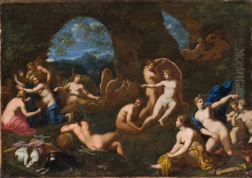 Diana and Callisto Oil Painting by Johannes van Haensbergen