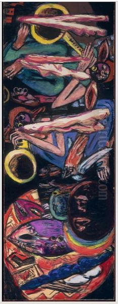 The Tempest Oil Painting by Max Beckmann