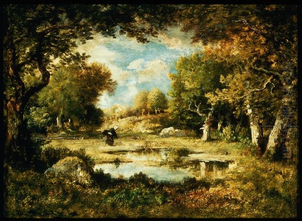 Clearing in the Forest Oil Painting by Narcisse Virgilio Diaz
