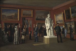 One of the Rooms in the Royal Collection of Paintings at Christiansborg Palace.