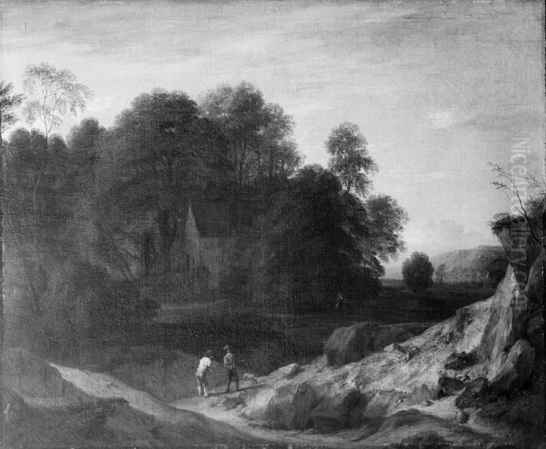 Landscape Oil Painting by Cornelis Huysmans Landscape Oil Painting by Cornelis Huysmans