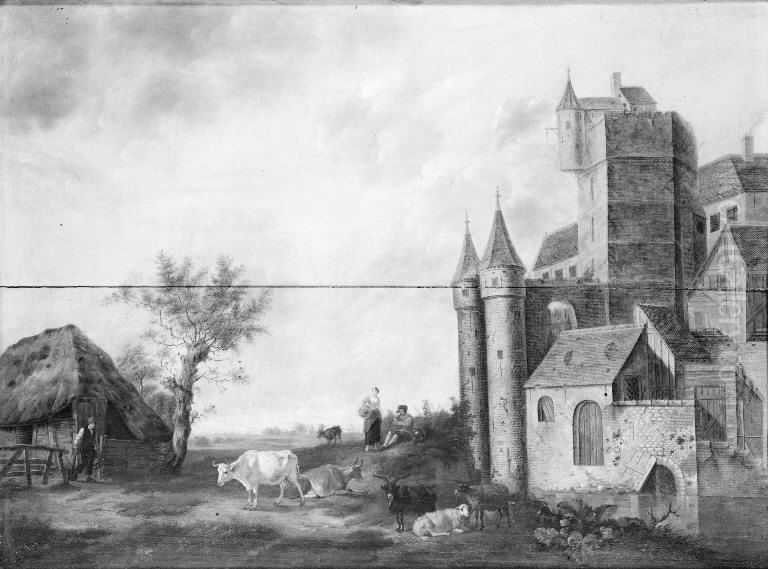 Landscape Oil Painting by Charles Le Brun