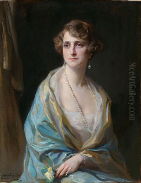 Clarice de Rothschild Oil Painting by Philip de Laszlo