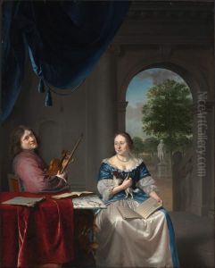 Johan van Musschenbroek and His Wife