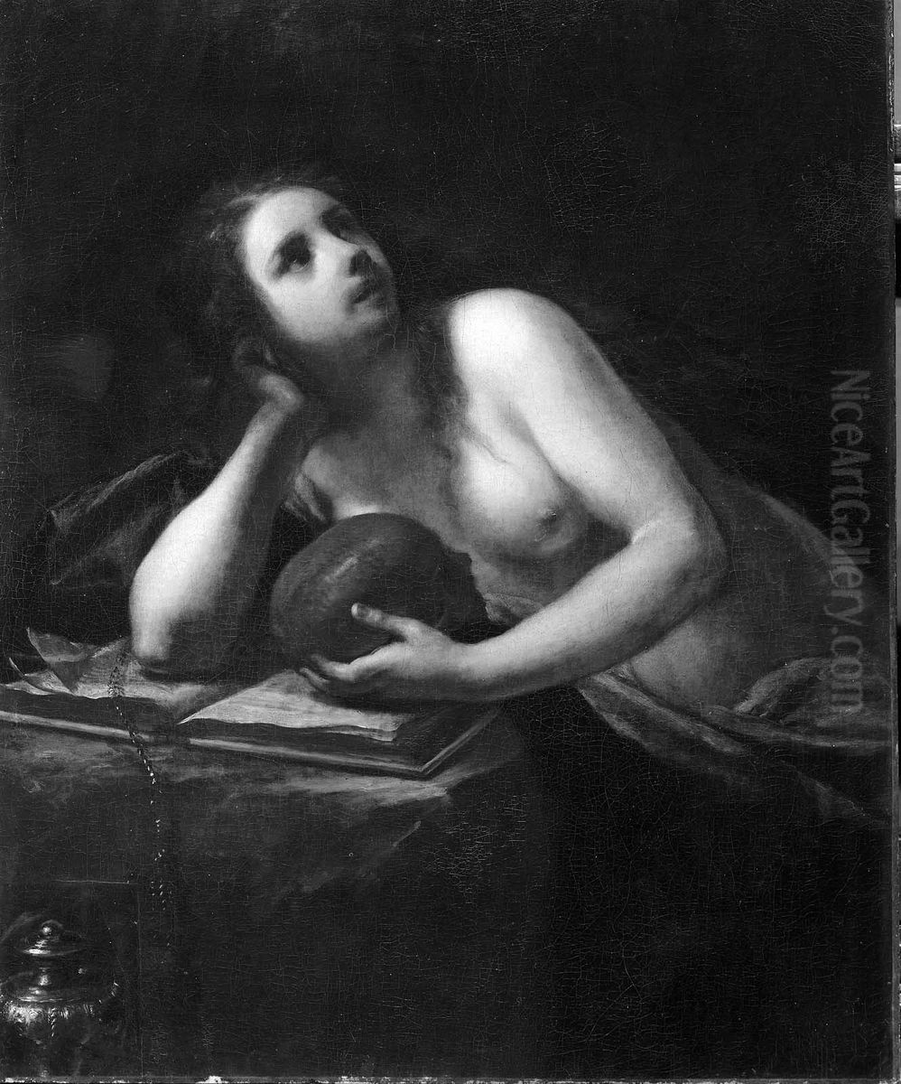 Saint Mary Magdalen Penitent Oil Painting by Simone Pignoni