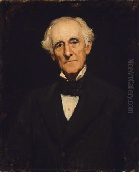 Dudley Williams Oil Painting by Hubert von Herkomer
