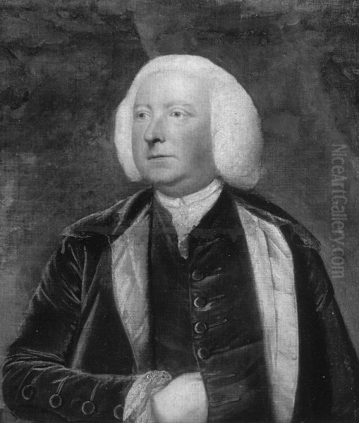 Portrait of a Man (said to be Lord Anson) Oil Painting by Of Sir Joshua Reynolds