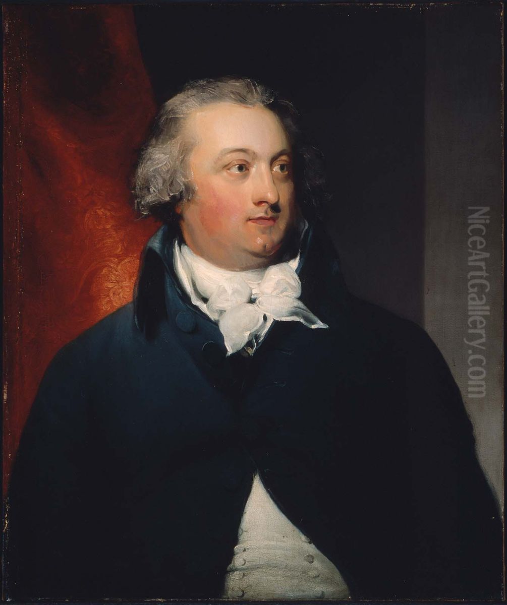 Portrait of a Man in a Blue Coat Oil Painting by Thomas Lawrence