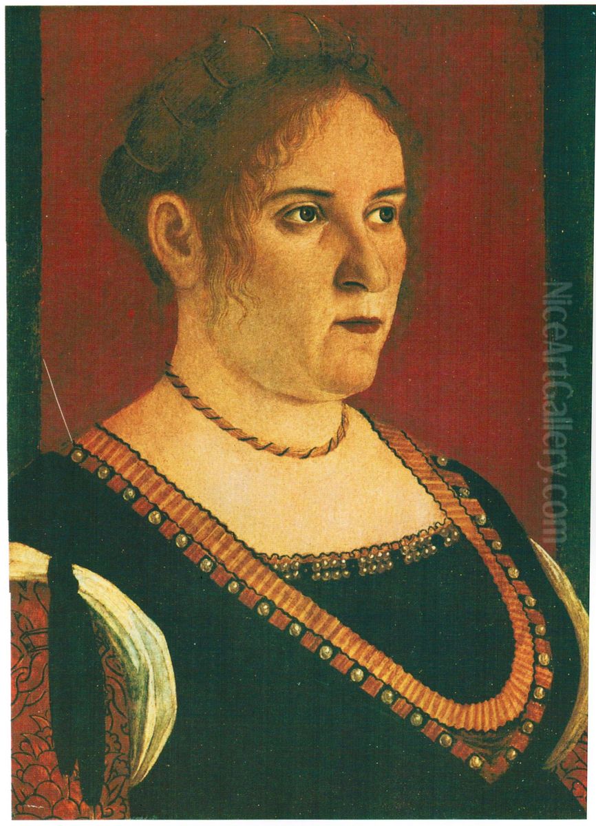 Portrait of a Woman Oil Painting by Vittore Carpaccio