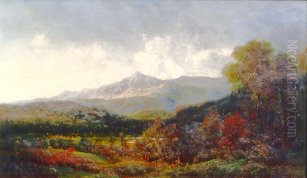 Moat Mt. from Jackson, NH Oil Painting by George Loring Brown