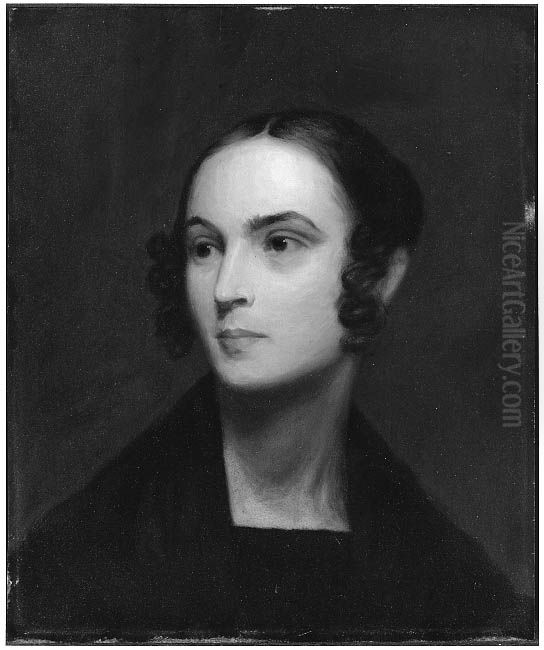 Mrs. Alvan Clark (Maria Pease) Oil Painting by Alvan Clark