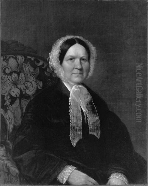 Portrait of a Lady Oil Painting by Alvan Fisher